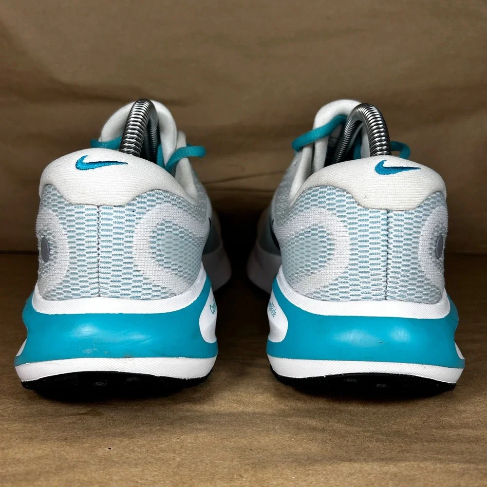 Nike‎ Journey Run Womens Size 7.5 Running Shoes White Teal Black FN0228-105